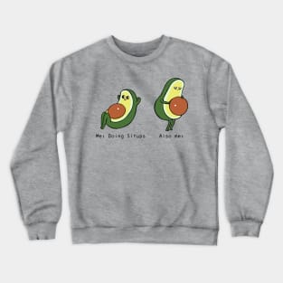 Avocado Sit Ups Crewneck Sweatshirt